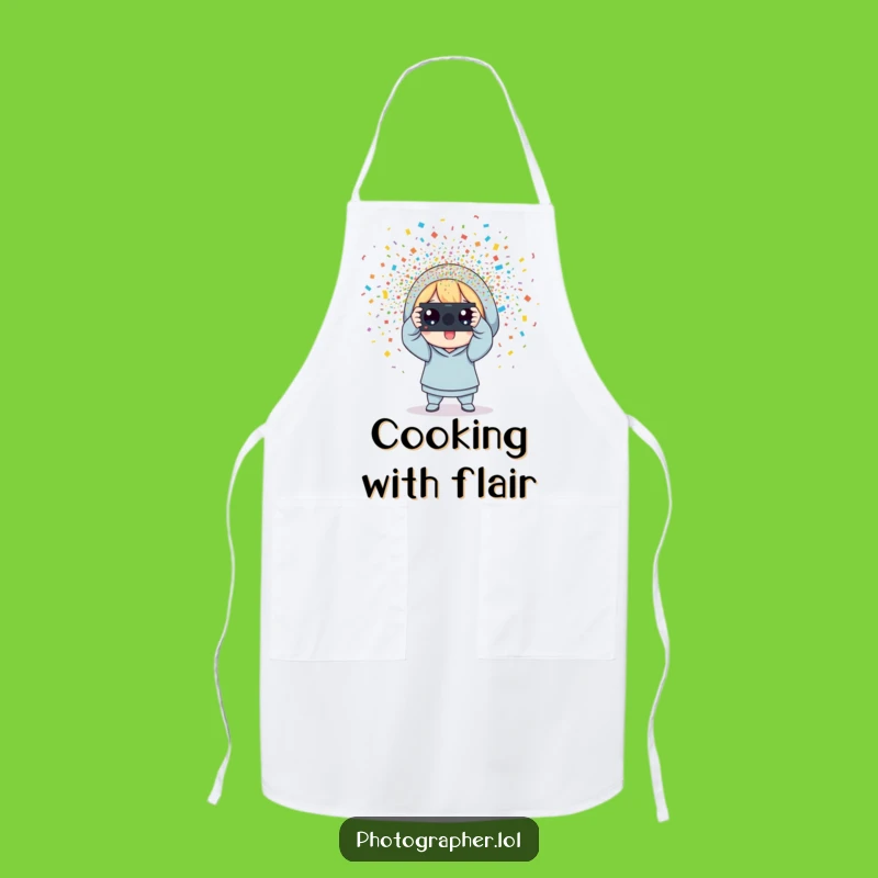 Funny Celebration Photographer Apron: Party Chef Style - Hilarious Kitchen Gift