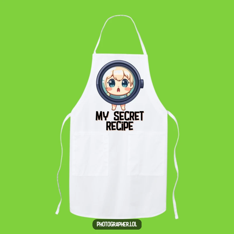 Funny Photographer Apron: Kitchen Surprise, Humorous Funny Gift for Cooks