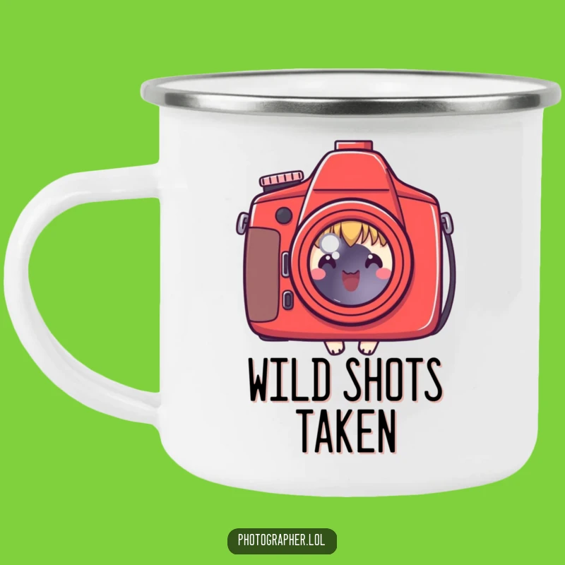 Funny Camera Camping Mug: Adventure-Ready for Photo Fans, Perfect Gift