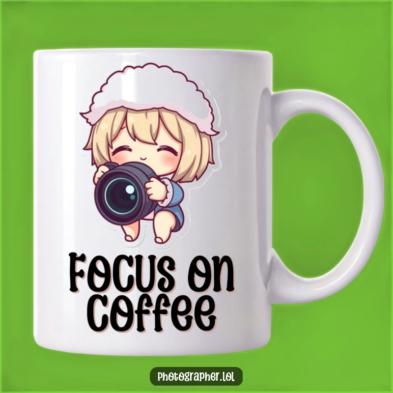 Funny Photographer Character Mug - Perfect Gift for Shutterbugs