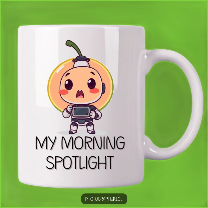Funny Fruit Robot Mug: A Hilarious Encounter for Your Morning!
