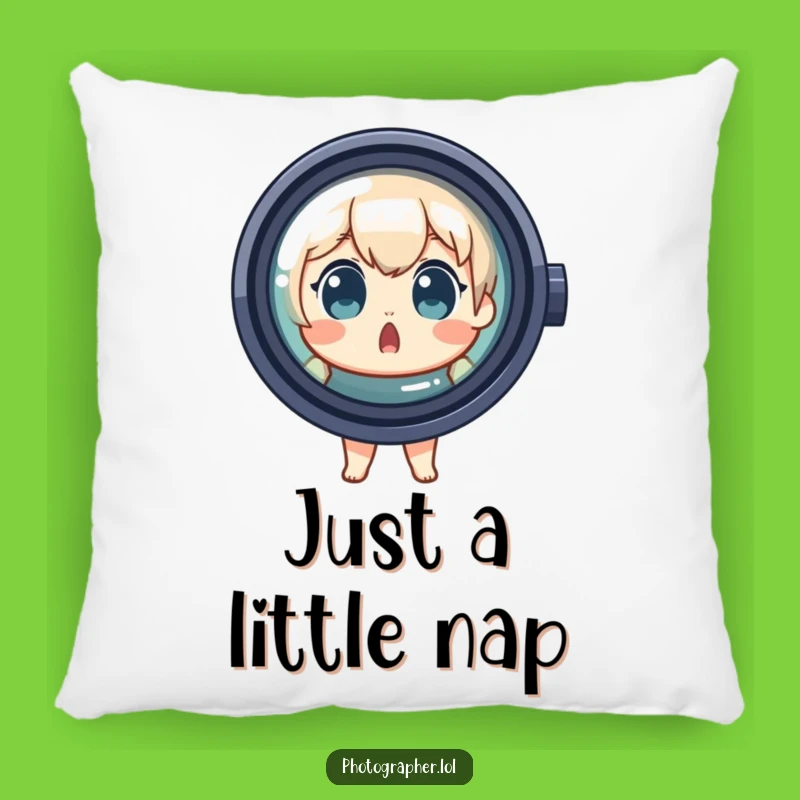 Funny Photographer Pillow: Cozy Surprise Buddy, Adorable Funny Gift