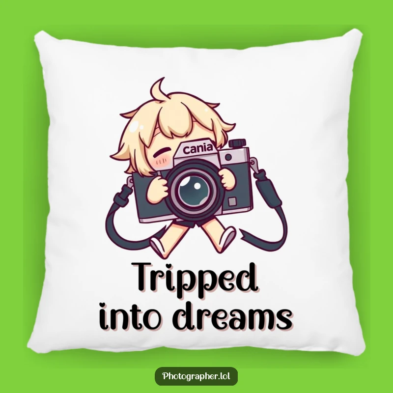 Funny Tripping Pillow: Cozy Mishap, Clumsy Character, Ideal Funny Gift!