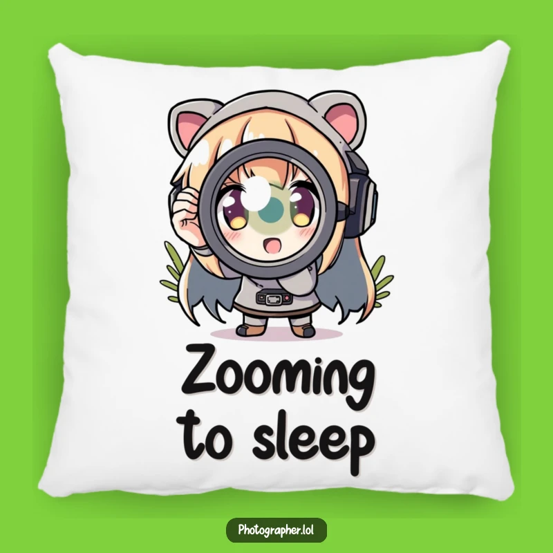 Funny Zoom Lens Pillow: Cozy Focus, Exaggerated Lens, Ideal Funny Gift!