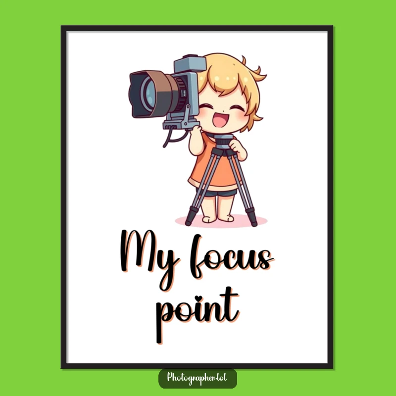 Funny Vintage Camera Giggle Digital Art: Hilarious Printable Decor for Photographers