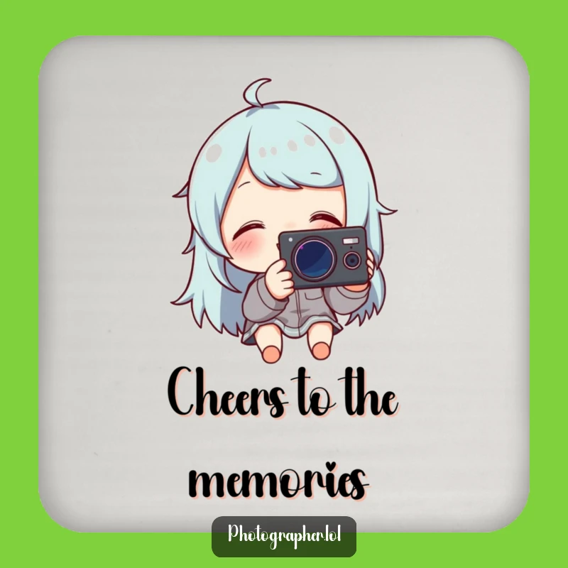 Funny Drink Coaster: Photographer's Joy, Protect Surfaces, Hilarious Gift Set