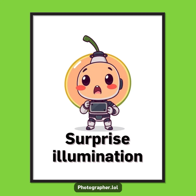 Funny Fruit Robot Poster: Adorn Your Walls with Whimsical Art!