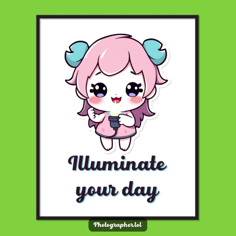 Funny Sparkle Art Poster: Inspiring Decor for Creatives, Adorable Gift