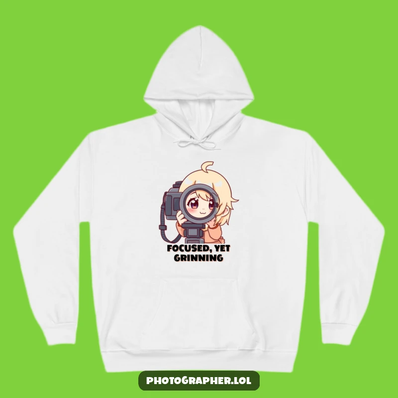 Funny Hoodie: Focused Photographer, Cozy Gift for Creative Minds