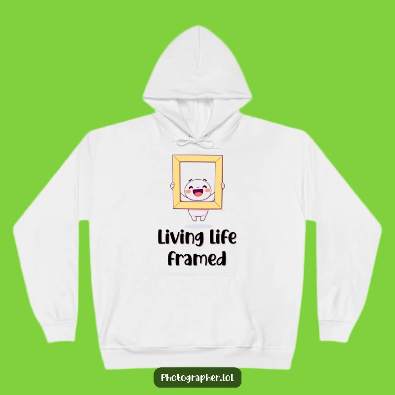 Funny Kawaii Photo Frame Hoodie: Cozy Comfort with a Hilarious Character, Best Funny Gift Ever!