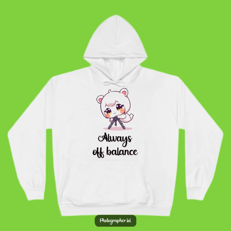 Funny Tripped Photographer Hoodie: Cozy Up with a Hilarious Character, Ultimate Funny Gift for Photogs!