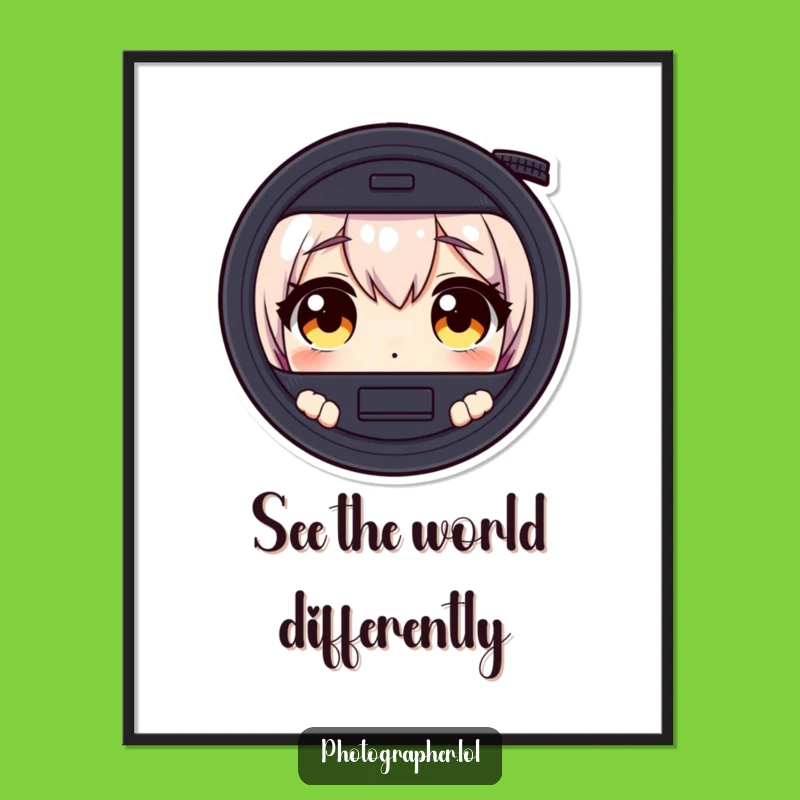 Free Printable Wall Art: Shocked Photographer Art, Funny Downloadable Decor for Photo Buffs