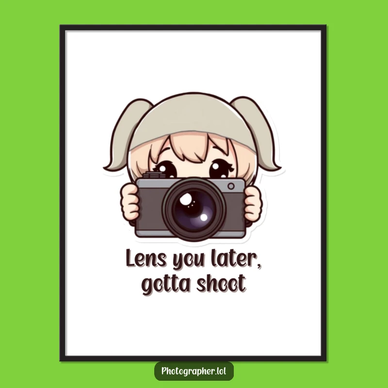 Funny Free Printable Wall Art: Camera Peeker, Quirky Downloadable Decor