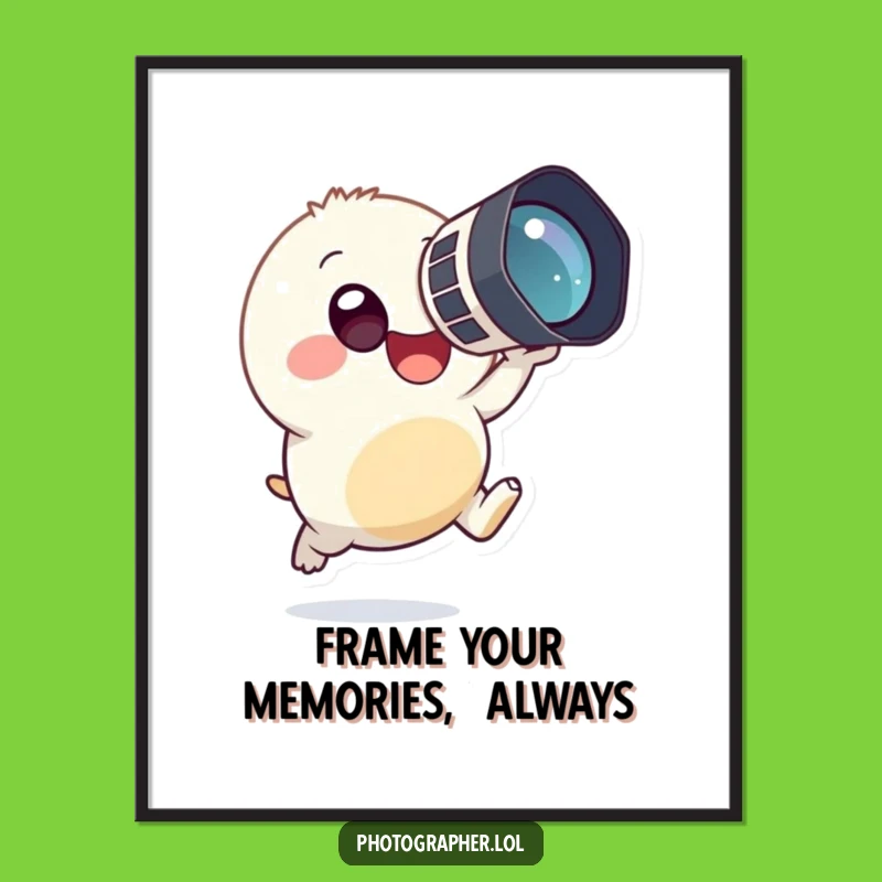 Funny Free Printable Wall Art: Happy Photographer!