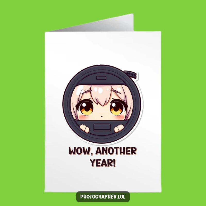 Free Printable Surprise Birthday Card: Shocked Photographer, Funny DIY Downloadable Gift