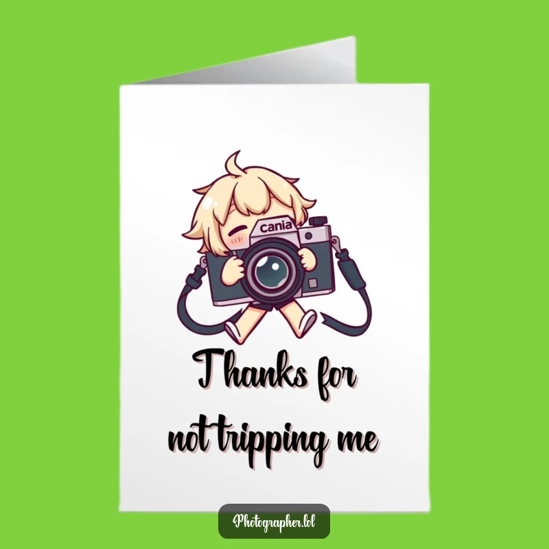 Free Printable Thank You Card: Tripping Thanks, Funny Downloadable Gift