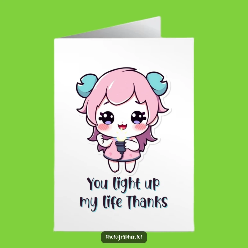 Free Printable Thank You Card: Sparkly Flash, Funny Gratitude Downloadable Gift