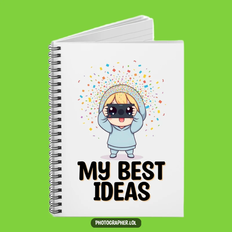 Funny Celebration Photographer Notebook: Party Plans - Perfect Gift