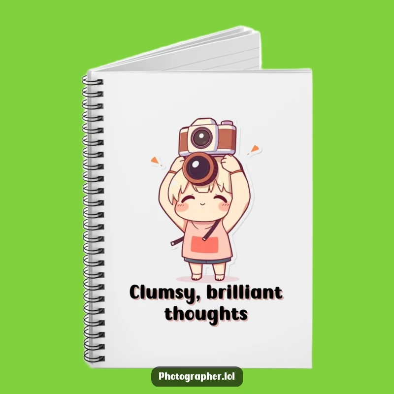 Funny Notebook: Balancing Camera, Perfect Gift for Clumsy Notes