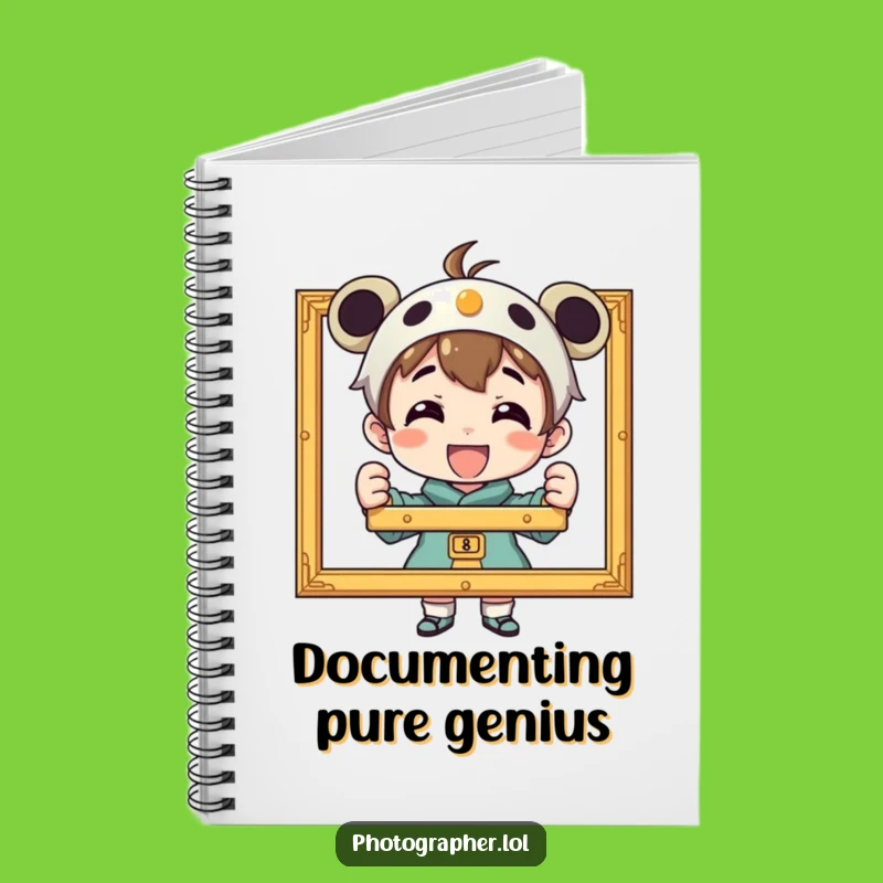 Funny Photographer's Journal: Document Your Masterpieces with Pride