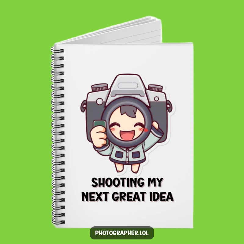 Funny Photographer's Notebook: Capture Ideas with Photographic Precision