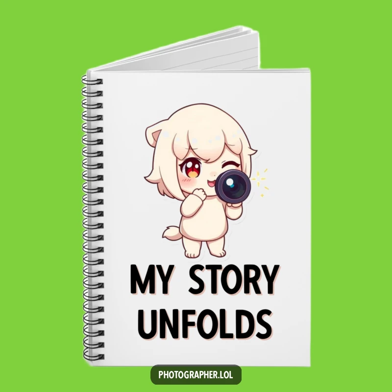 Funny Wink Camera Notebook: Jot Down Ideas with Photographic Flair!