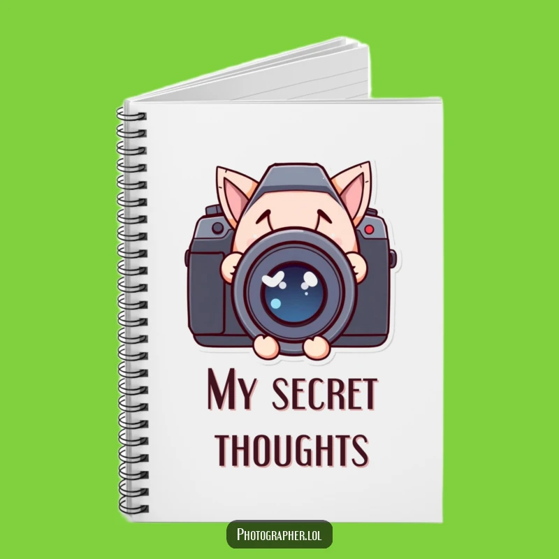 Funny Peek Photographer Notebook: Mischievous Ideas, Perfect Journal Gift