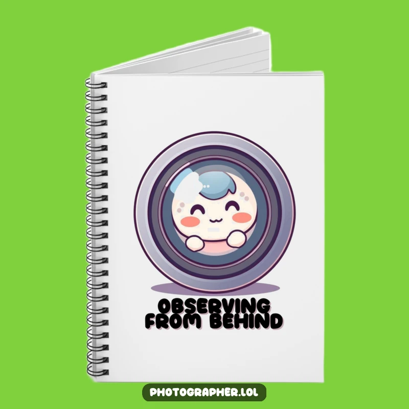 Funny Shy Photographer Notebook - Jot Down Your Shutterbug Thoughts!