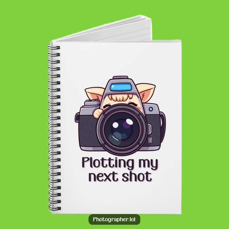 Funny Winking Camera Notebook: Playful Photographer Journal for Shutterbugs