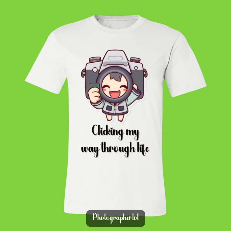 Funny Photographer T-Shirt: Wear Your Passion for Photos with a Grin