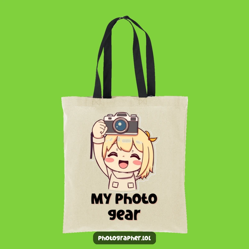 Funny Photographer Tote Bag: Triumphant Style - Perfect Casual Gift